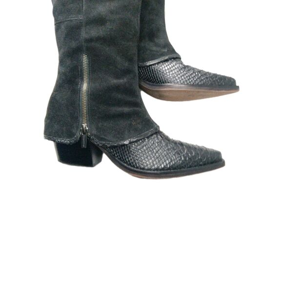 DONALD PLINER Kaydence Tall Black Boots Women's Size 9 M Knee High Retail $428 - Picture 5 of 11